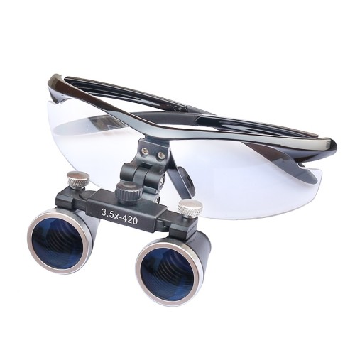 Nikula-3.5x-420mm  Diş Cerrahi Gözlük Lens Büyüteç,taşıma Çantalı 