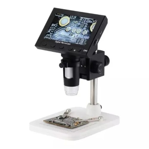 Nikula- 1000X 2.0MP USB dijital elektronik mikroskop 8 LCD ekran VGA büyüteç Dm4-s