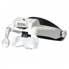 3 Led Lambalı Şapka Tıp Büyüteç 3Lensli- MG81000S 3 Led Lambalı Şapka Tıp Büyüteç 3Lensli- MG81000S