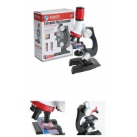 Çocuklariçin 100x 400x 1200x Zoom Işıklı,Eğitim amaçlı Monoküler Plastik Mikroskop
