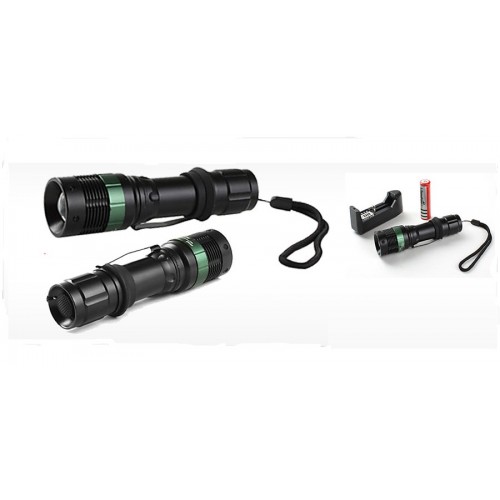 Nikula-Power Style 500 Lumen 600 Metre ışık Uzantılı Zoomlu şarjlı El Feneri